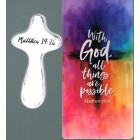 Holding Cross With Bookmark